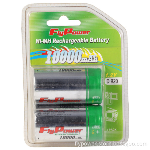 Ni-MH 1.2V D10000mAh Rechargeable Battery (FH-D10000C)